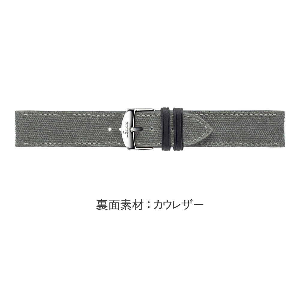 キャンバスストラップ　グレー