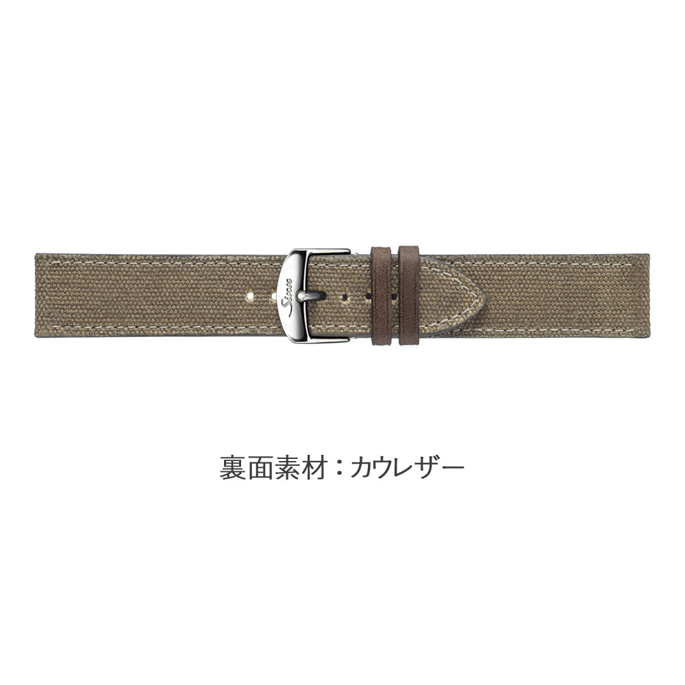 キャンバスストラップ　サンド